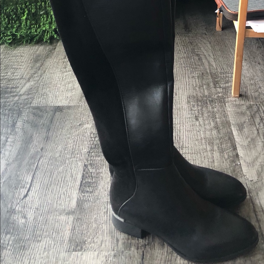 Bar III Rene Metal-Heel Over-The-Knee Boots